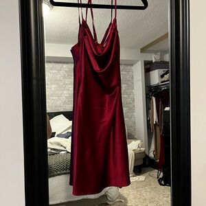Cowl neck mini dress never worn